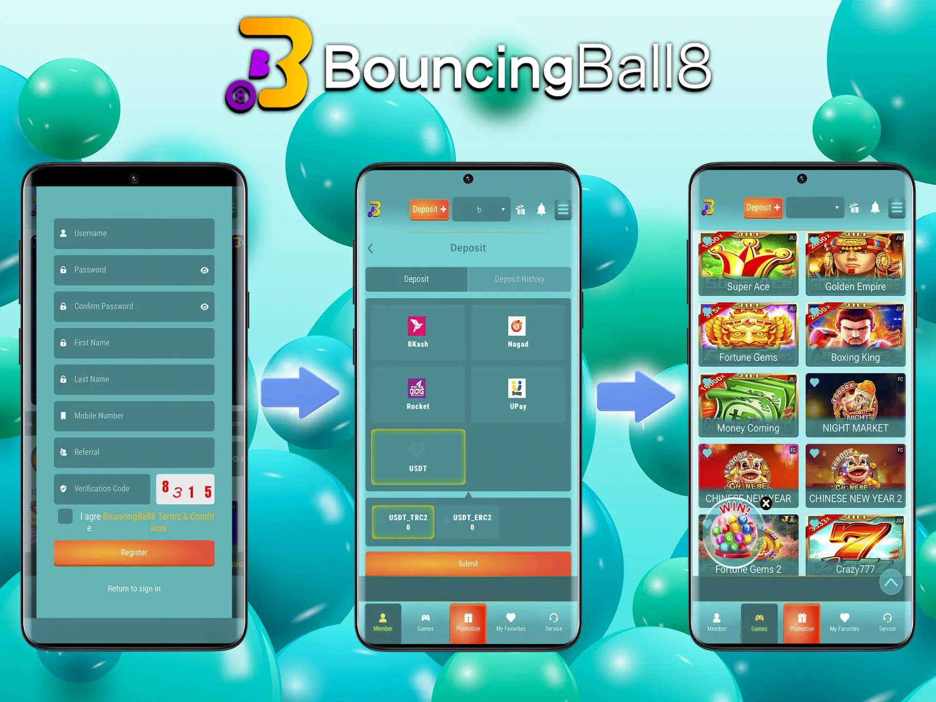 Sign up at BouncingBall8 and start winning right now on the most popular slots.